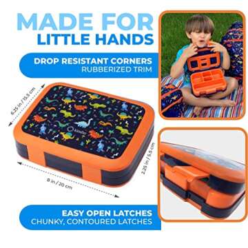 Bento Box Set with Thermal Jar for Kids Ages 3-7