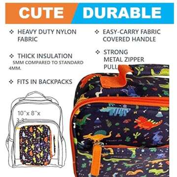 Bento Box Set with Thermal Jar for Kids Ages 3-7