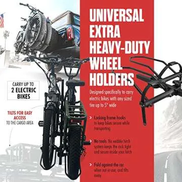 Hollywood Racks Sport Rider 2" Hitch Bike Rack for 2 Bikes