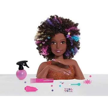 Barbie Rainbow Sparkle Deluxe Styling Head for Creative Fun