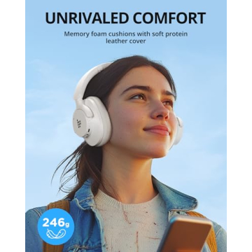 Tronsmart Sounfii Q20 Noise Cancelling Headphones Wireless 60H