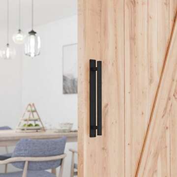 SMARTSTANDARD Heavy Duty Rustic Barn Door Handle for Sliding Doors