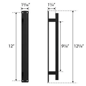 SMARTSTANDARD Heavy Duty Rustic Barn Door Handle for Sliding Doors