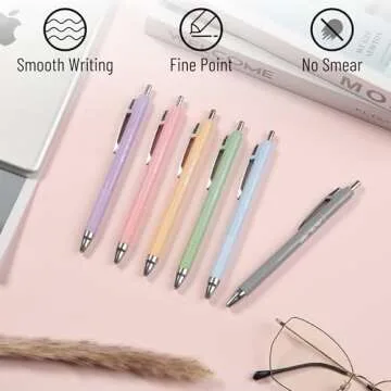 Colorful Highlighter and Pen Set for Aesthetic Writing