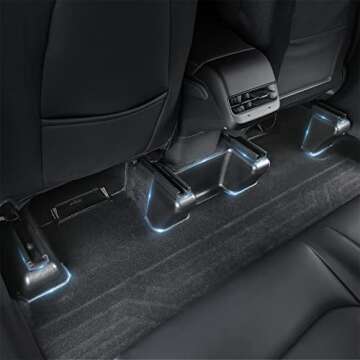 FITEV for Tesla Model Y Underseat Protector Seat Track Covers Protection Kick Kit for Model Y Accessories 7 PCS