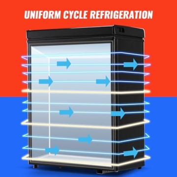 DEMULLER Mini Deep Freezer - Compact Chest Freezer