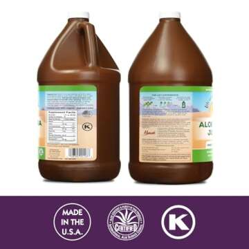 Lily of the Desert Aloe Vera Juice - Inner Fillet Aloe Vera Drink, Organic Aloe Juice with Natural V...