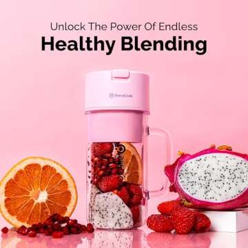 BlendQuik Portable Blender - Stylish & Powerful Mini Shaker, 14oz