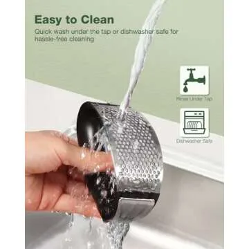 Vantic Garlic Press - Innovative Stainless Steel Mincer