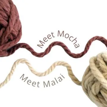 mindfulknits Learn to Knit Kit - Knit a Chunky Beanie- Knitting Needles, Yarn Needle & Acrylic Chunky Bulky Knitting Yarn– Mocha- Beginner Kit for Relaxation & Stress Relief