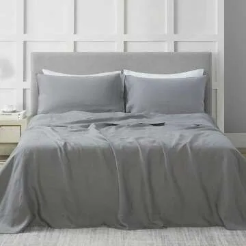 Pure Linen Sheets Set, 100% French Linen Quality