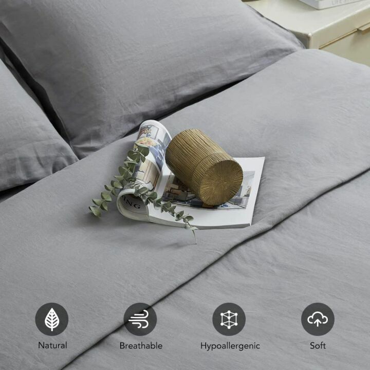 Pure Linen Sheets Set, 100% French Linen Quality