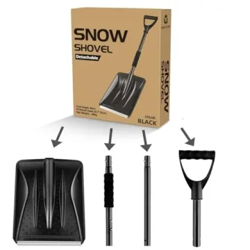 Lightweight Portable Snow Shovel for Easy Winter Cleanup
