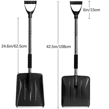 Lightweight Portable Snow Shovel for Easy Winter Cleanup