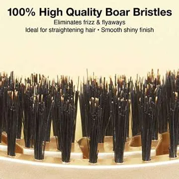 Olivia Garden NanoThermic Hair Brush for Smooth Styling