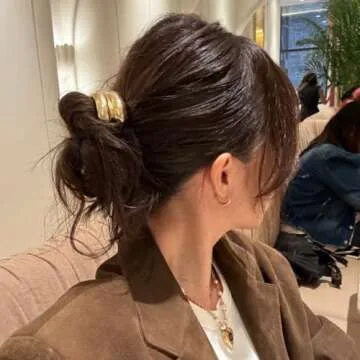 Stylish RPZL Women's Glossy Arch Pony Hair Cuff