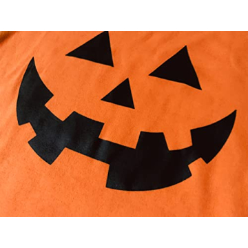 Mrocioa Pumpkin Sweatshirt for Toddlers - Halloween Tee