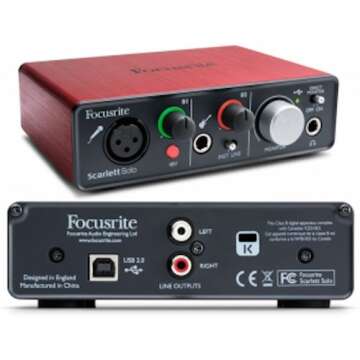 Focusrite Scarlett Solo Compact (1st Gen) USB Audio Interface