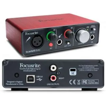 Focusrite Scarlett Solo Compact (1st Gen) USB Audio Interface