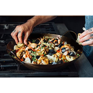Matfer Bourgeat Carbon Steel Paella Pan for All Kitchens