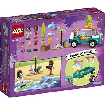 LEGO Friends Juice Truck Truck 41397 Building Kit; Kids Food Truck Featuring Friends Emma Mini-Doll Figure, New 2020 (103 Pieces)