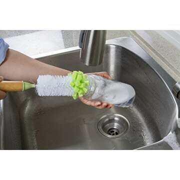 Sustainable Evriholder Bottle Brush for Easy Cleaning