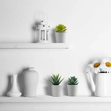 Mini Realistic Artificial Succulents Set for Home Office Decor