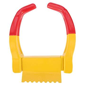 Trimax TCL65 Wheel Lock for Trailers and RVs - Robust Security