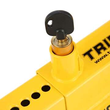 Trimax TCL65 Wheel Lock for Trailers and RVs - Robust Security