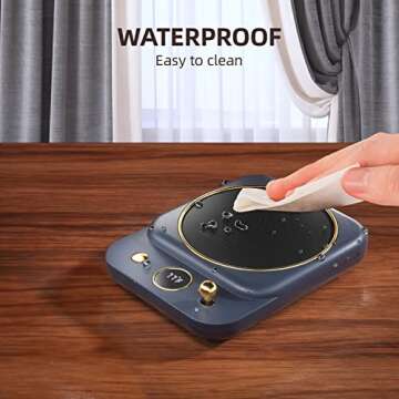 Coffee Mug Warmer Tea Warmer for Desk, 26W Electric Heated Cup Warmer for Travel Beverage, Auto Shut Off, Stay Warm for Coffee, Beverage, Milk, Tea, Water & Hot Chocolate, Work from Home Gifts