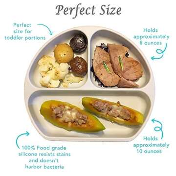 Silicone Suction Plates for Babies - BPA Free & Convenient