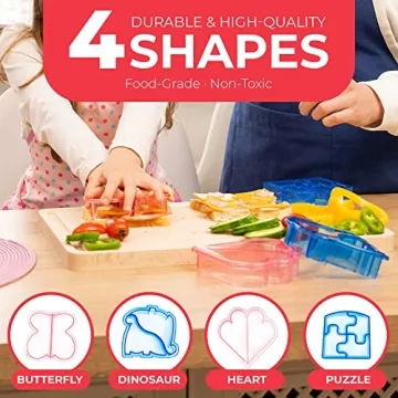 StarPack Kids Sandwich Cutters - Fun Shapes for Lunch
