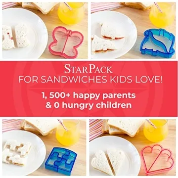 StarPack Kids Sandwich Cutters - Fun Shapes for Lunch