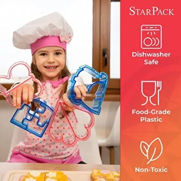 StarPack Kids Sandwich Cutters - Fun Shapes for Lunch