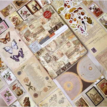 Vintage Junk Journal Notebook for Creative Writing and Scrapbooking