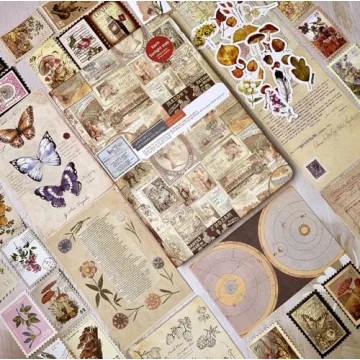 Vintage Junk Journal Notebook for Creative Writing and Scrapbooking
