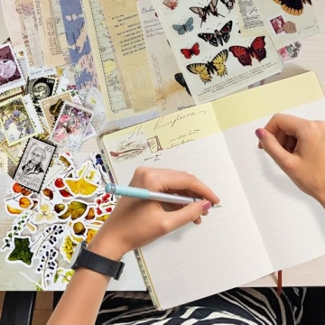 Vintage Junk Journal Notebook for Creative Writing and Scrapbooking