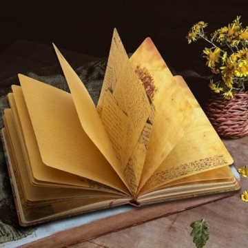 Vintage Junk Journal Notebook for Creative Writing and Scrapbooking