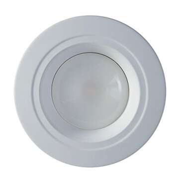 HALO RL Series 5/6 inch Recessed LED Light – Retrofit Ceiling & Shower Downlight, Baffle White Tri...