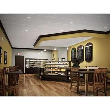 HALO RL Series 5/6 inch Recessed LED Light – Retrofit Ceiling & Shower Downlight, Baffle White Trim, Selectable CCT (2700K-5000K), 600 Lumens