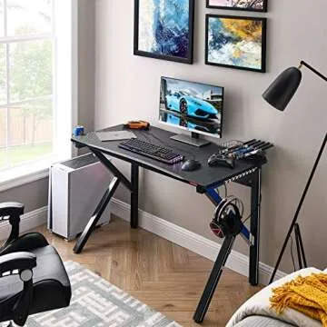 Mr IRONSTONE Gaming Desk 45.2" W x 23.6" D GT07
