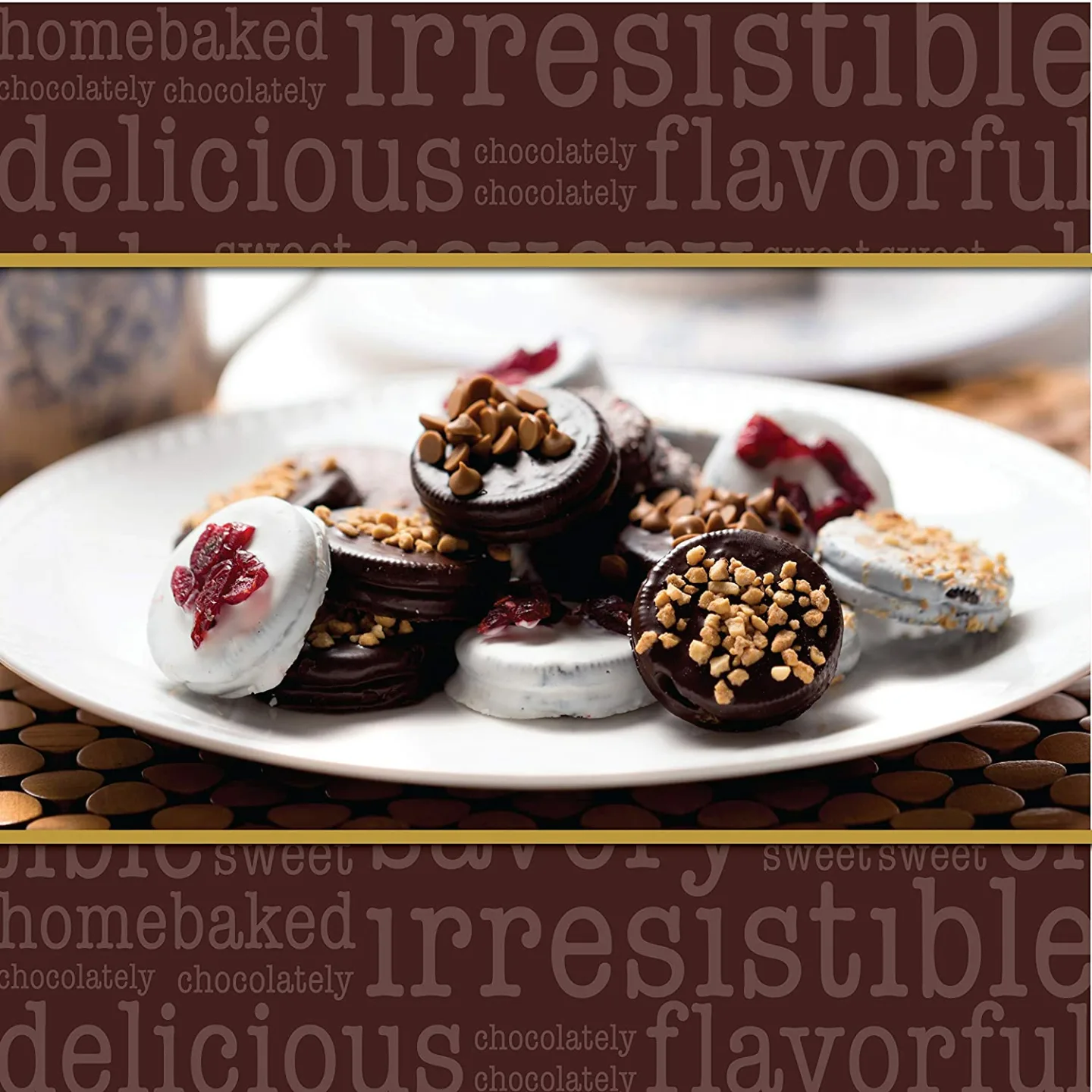 Barnett's Christmas Chocolate Gift Baskets - 20 Cookies