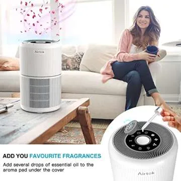 2 Pack Air Purifier for Home Bedroom with H13 True HEPA Filter for Smoke, Smokers, Dust, Odors, Poll...