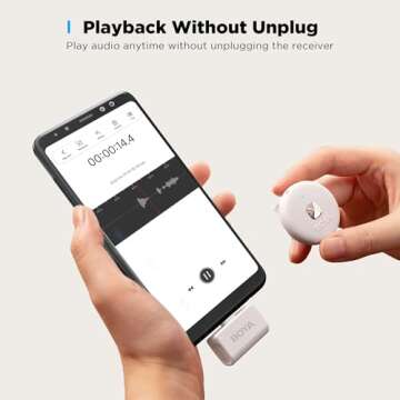 BOYA Wireless Lavalier Microphone for iPhone and Android