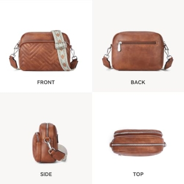 BOSTANTEN Vegan Leather Crossbody Bag for Women - Chic Style