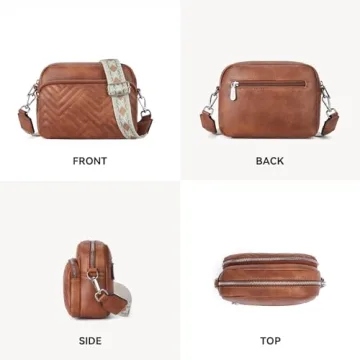 BOSTANTEN Vegan Leather Crossbody Bag for Women - Chic Style