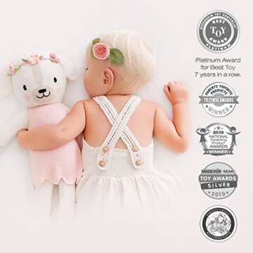 cuddle + kind Charlotte The Dog Little 13" Hand-Knit Doll – 1 Doll = 10 Meals, Fair Trade, Heirloo...