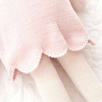 cuddle + kind Charlotte The Dog Little 13" Hand-Knit Doll – 1 Doll = 10 Meals, Fair Trade, Heirloom Quality, Handcrafted in Peru, 100% Cotton Yarn