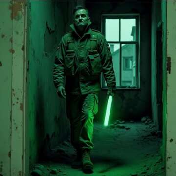 14-Inch Military-Grade Green Glow Stick, Ultra-Bright, 12-Hour Duration for Parties, Camping, Emergency Light & Survival Kits