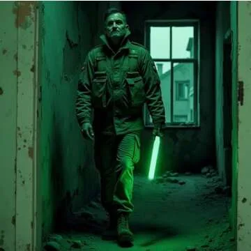 14-Inch Military-Grade Green Glow Stick, Ultra-Bright, 12-Hour Duration for Parties, Camping, Emergency Light & Survival Kits